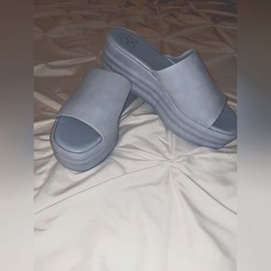 No Boundaries Brand New without tags platform wedge sandals